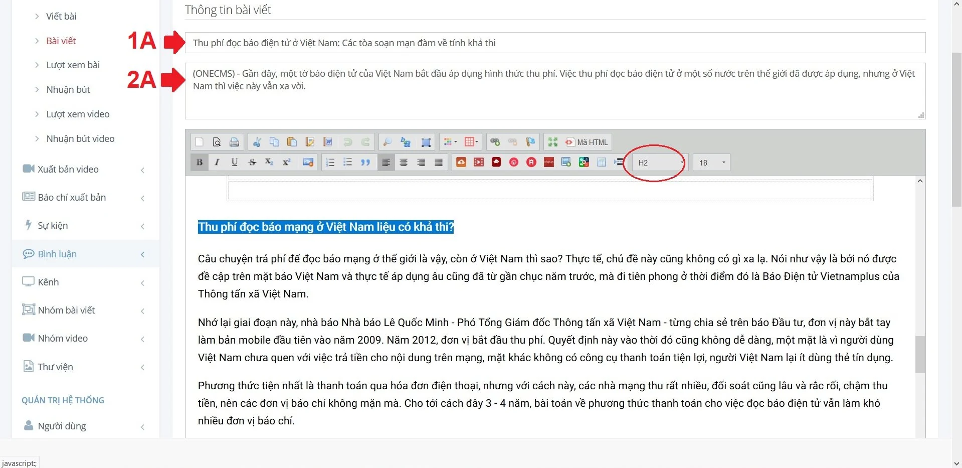 Hướng dẫn làm SEO Google trên CMS báo điện tử